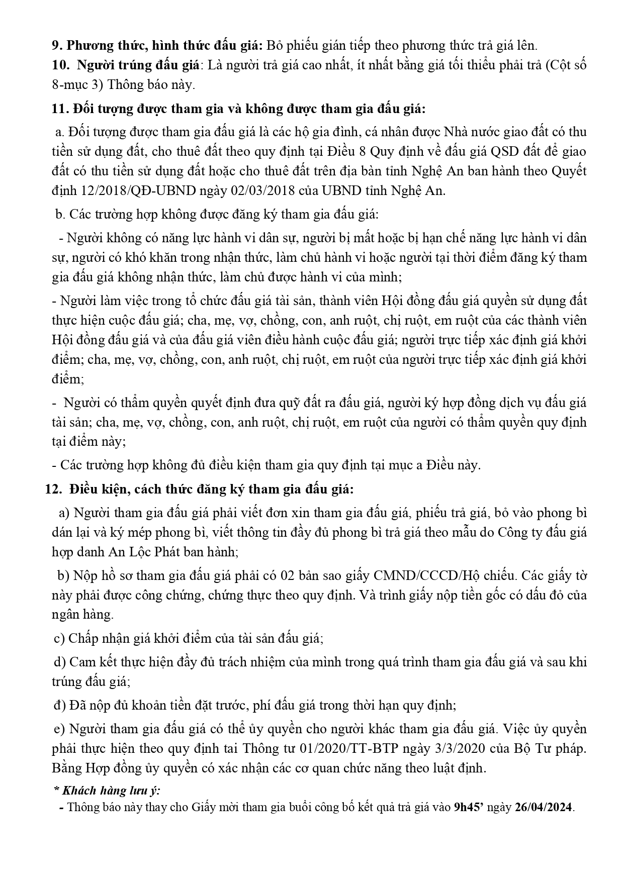 4 Thông báo đấu giá Nghi Lâm lần 8 page 0003